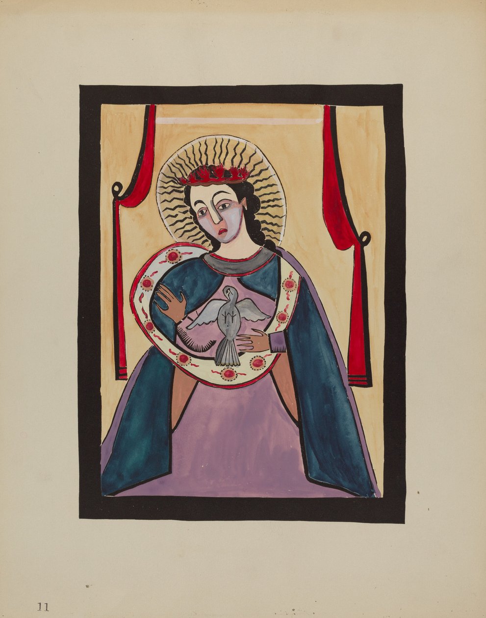 Szentlélek Retabla, c. 1936. alkotó: E. Boyd