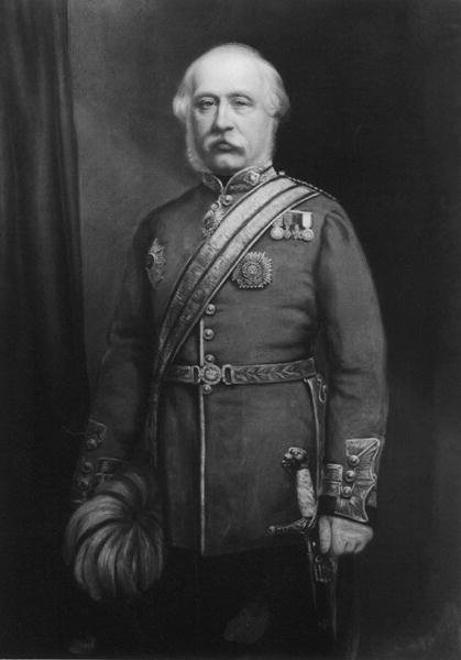 Sir James Yorke Scarlett (1799-1871) 1861 (pasztell, papíron) (f/w fotó) alkotó: E. Goodwyn Lewis