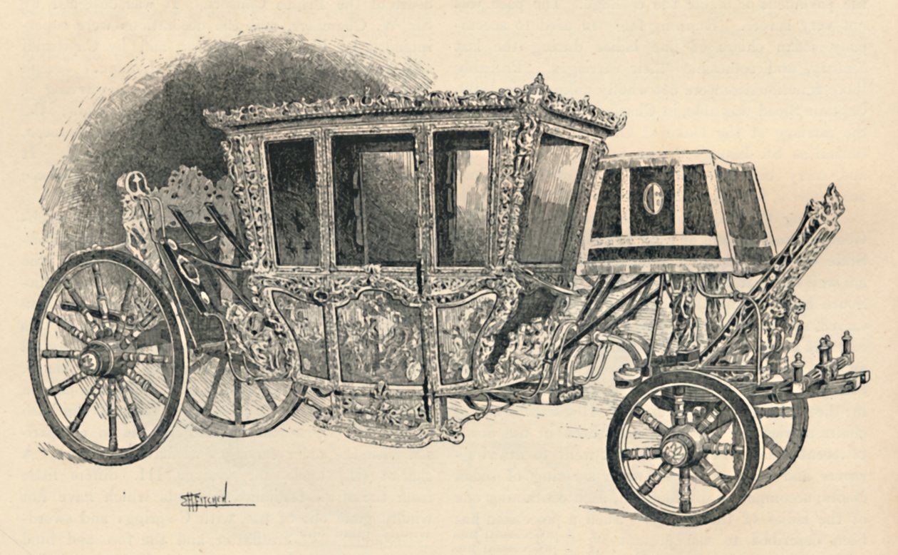 A hangszórók kocsija: tizenhetedik század. South Kensington, 1886 alkotó: E H Fitchen