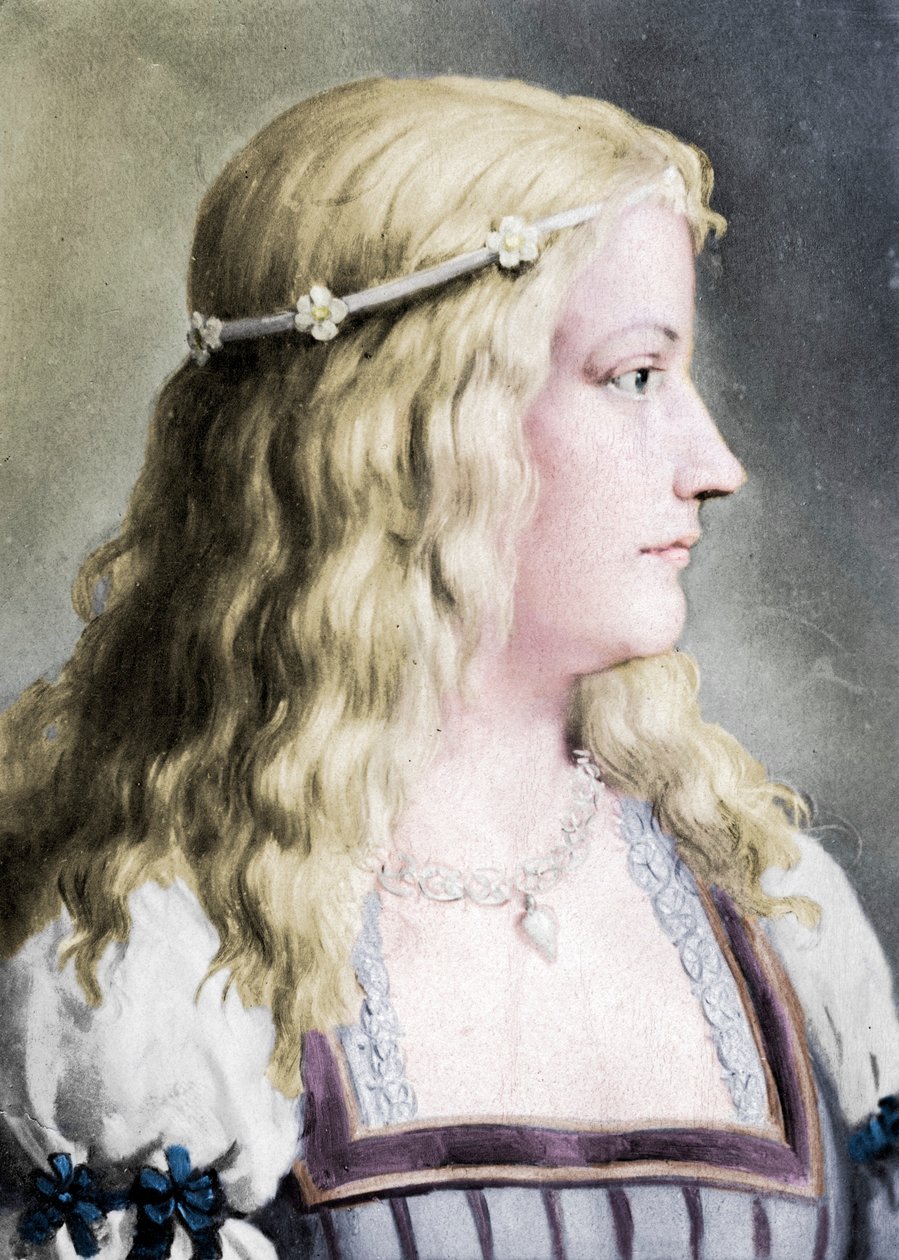 Lucrezia Borgia 1480-1519, c 18. század alkotó: E Hader