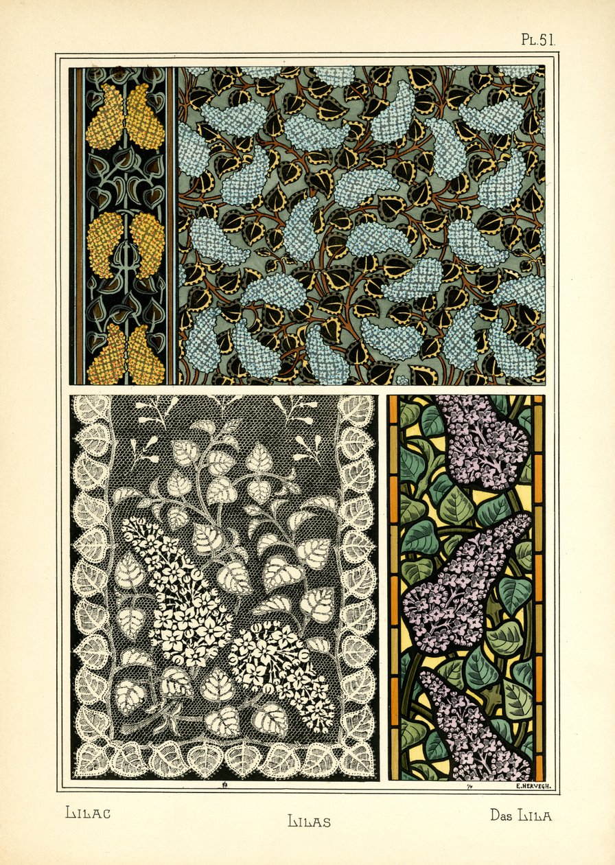A Lilák alkotó: E. Hervegh