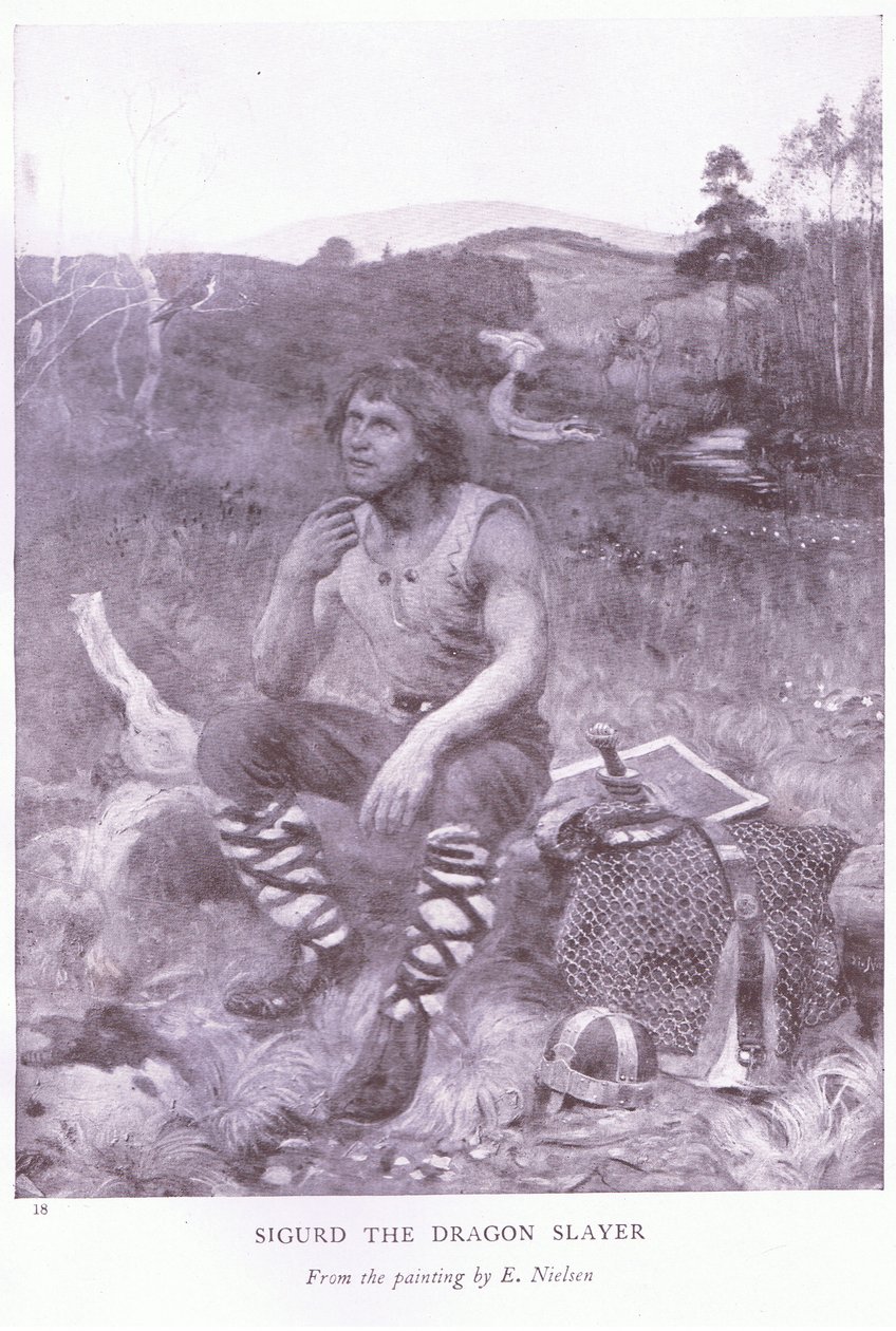 Sigurd, a sárkányölő alkotó: E. Neilson
