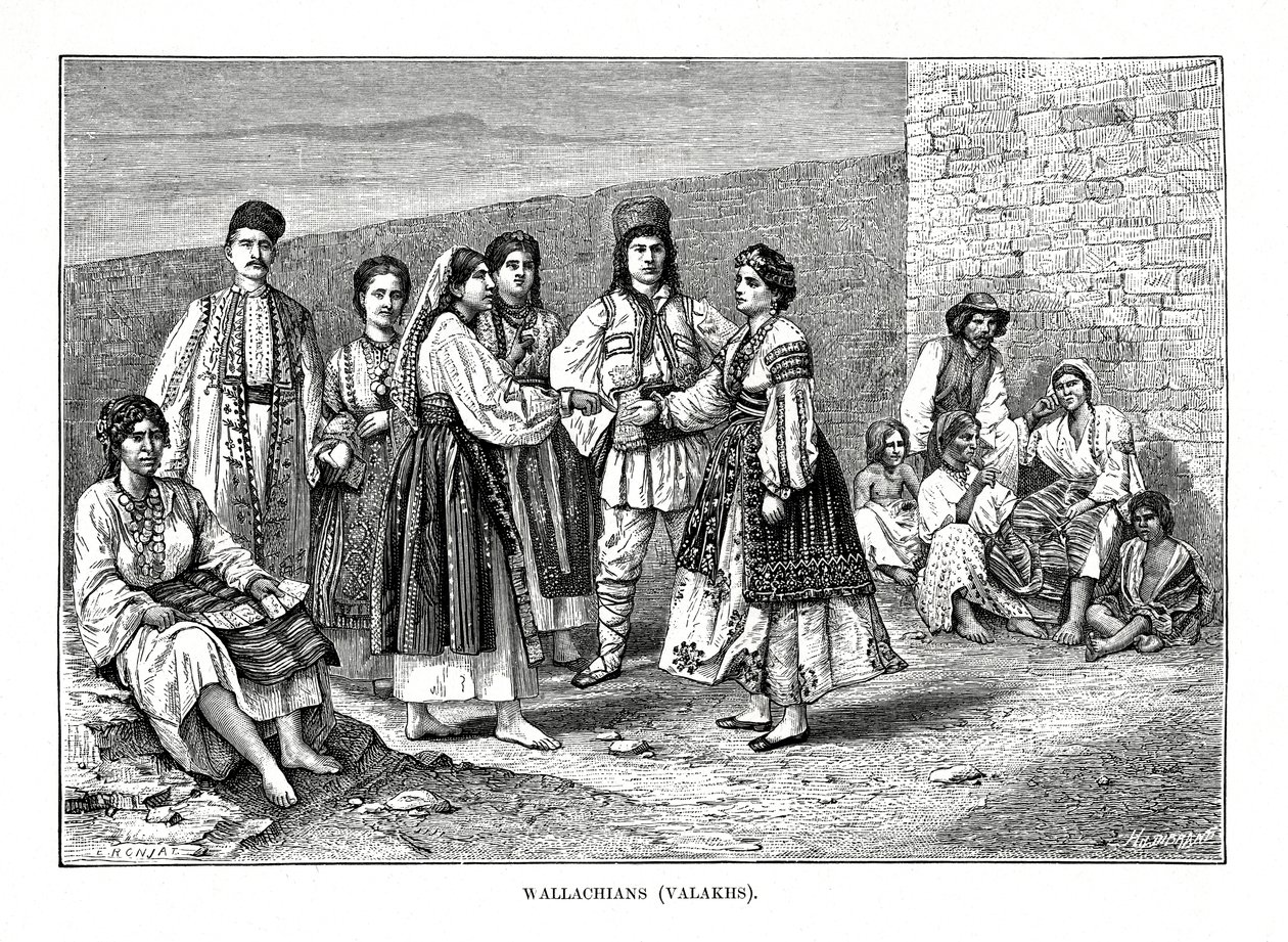 oláhok, 1879. alkotó: Etienne Antoine Eugene Ronjat