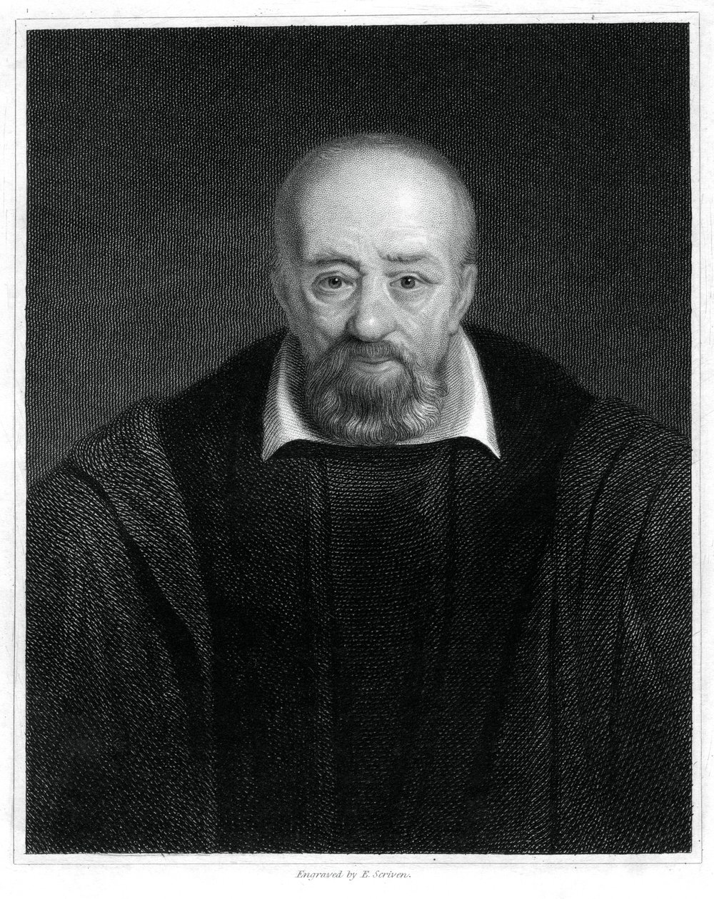 George Buchanan skót történész és humanista tudós, 1833. alkotó: E. Scriven