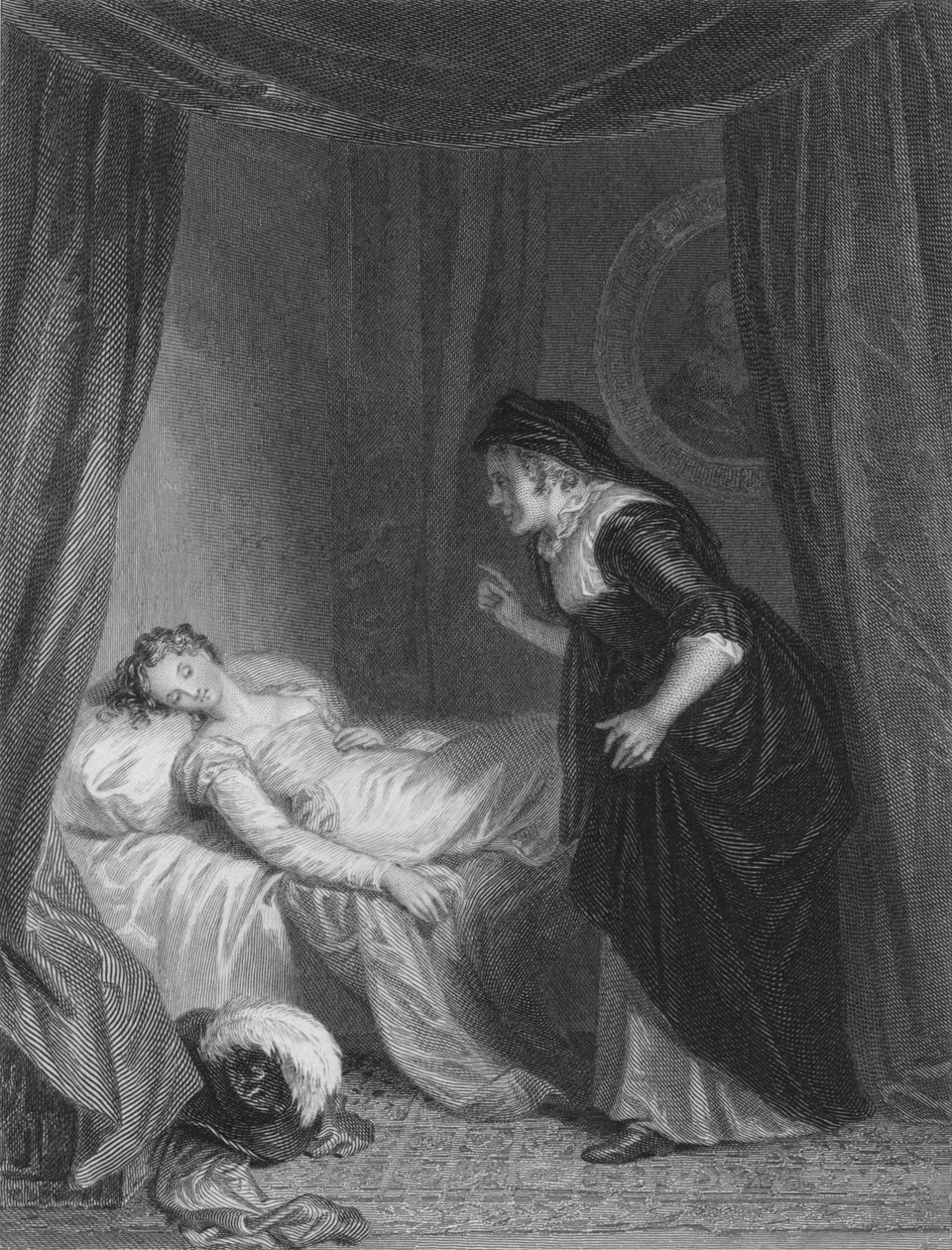 Juliet & the Nurse, 1830-as évek. alkotó: E. Smith