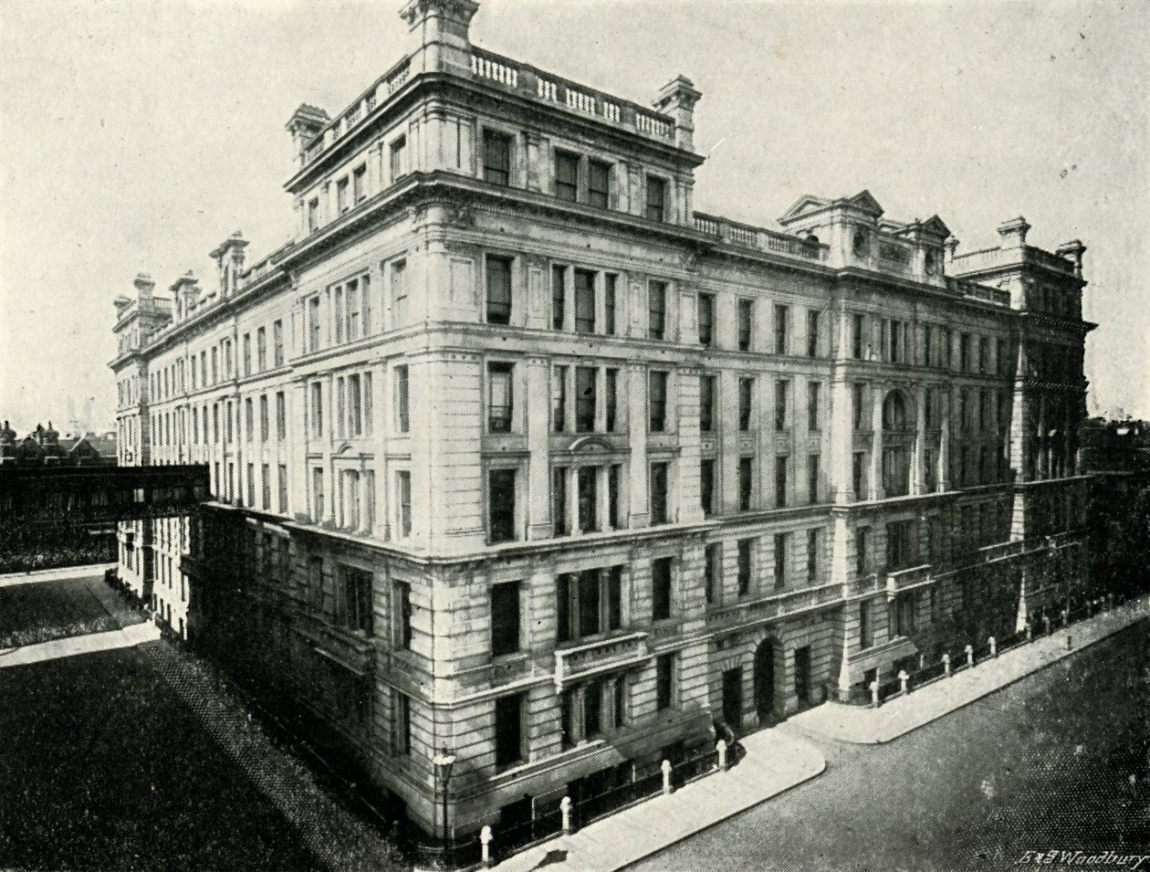 Főposta - Új északi épület, 1897. sz alkotó: E. and S. Woodbury
