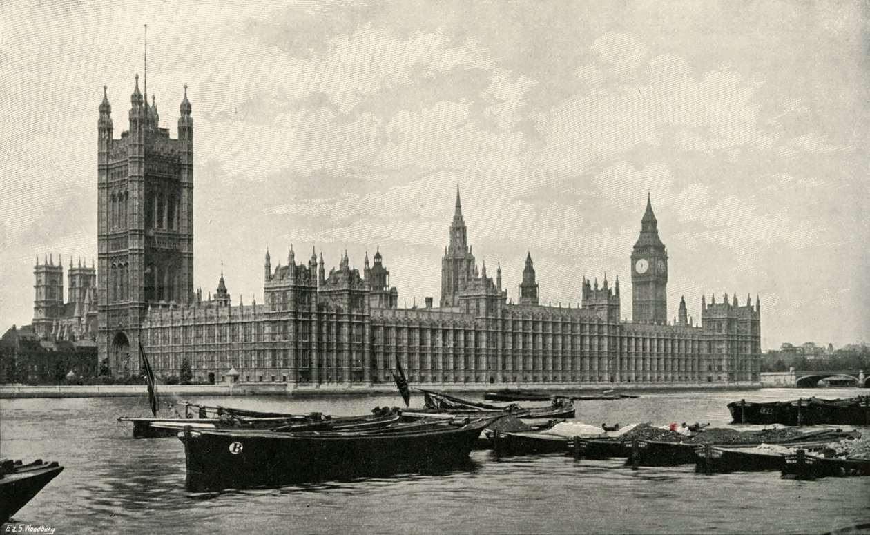 A Parlament házai, 1897 alkotó: E. and S. Woodbury