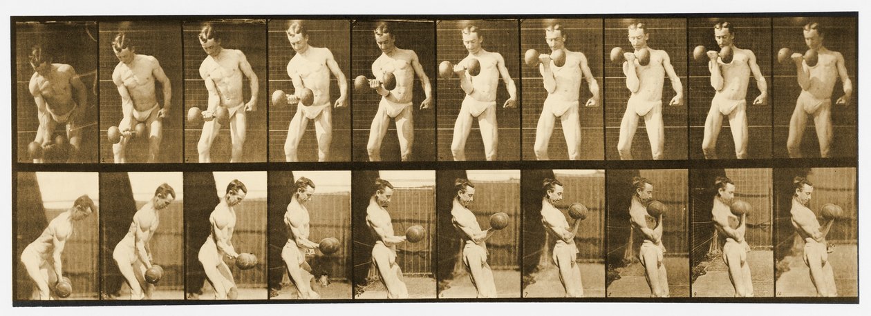 Kép az „Animal Locomotion” sorozatból, 1887 körül alkotó: Eadweard Muybridge