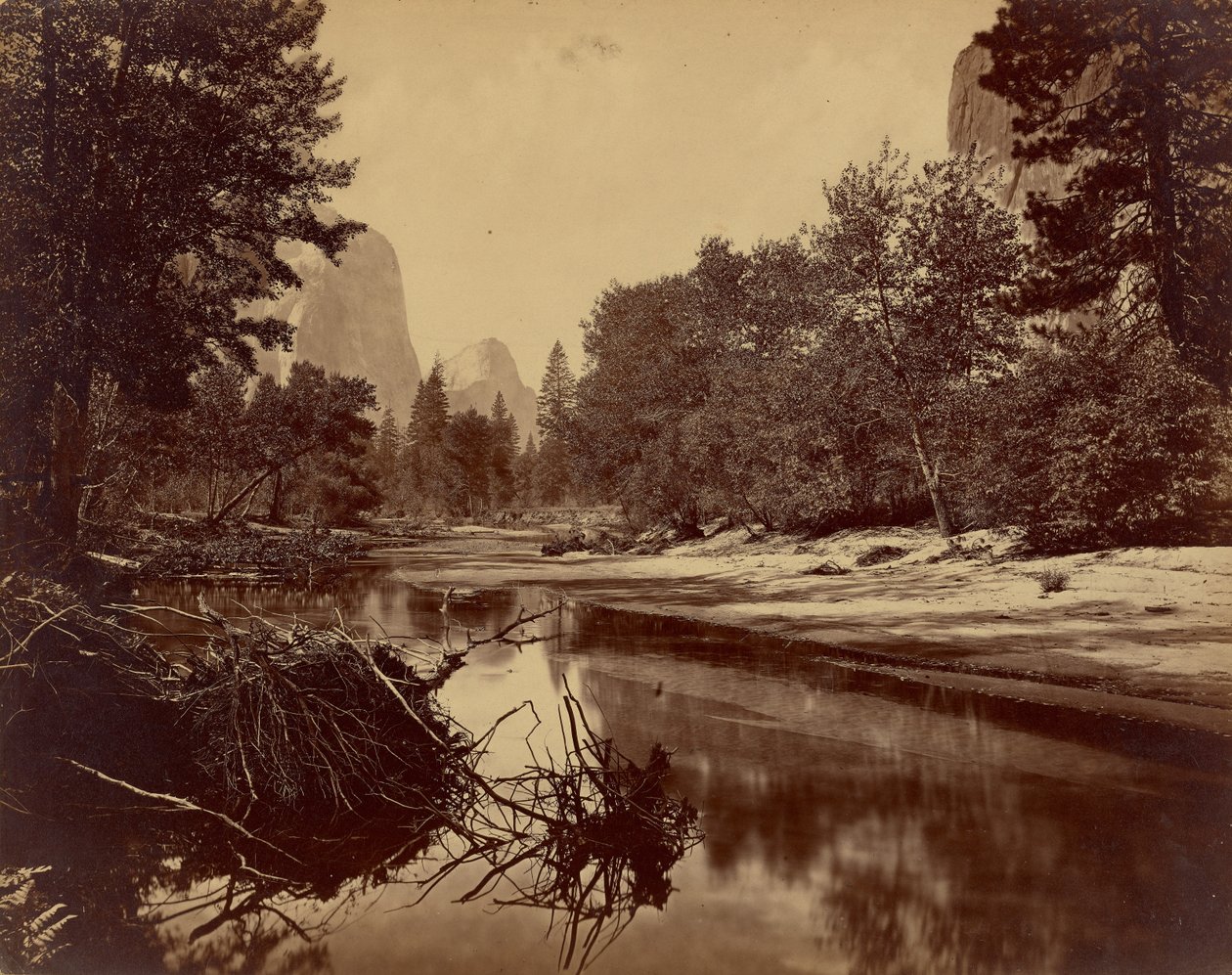 [Sylvan Bar. A Yosemite völgye.] alkotó: Eadweard J. Muybridge