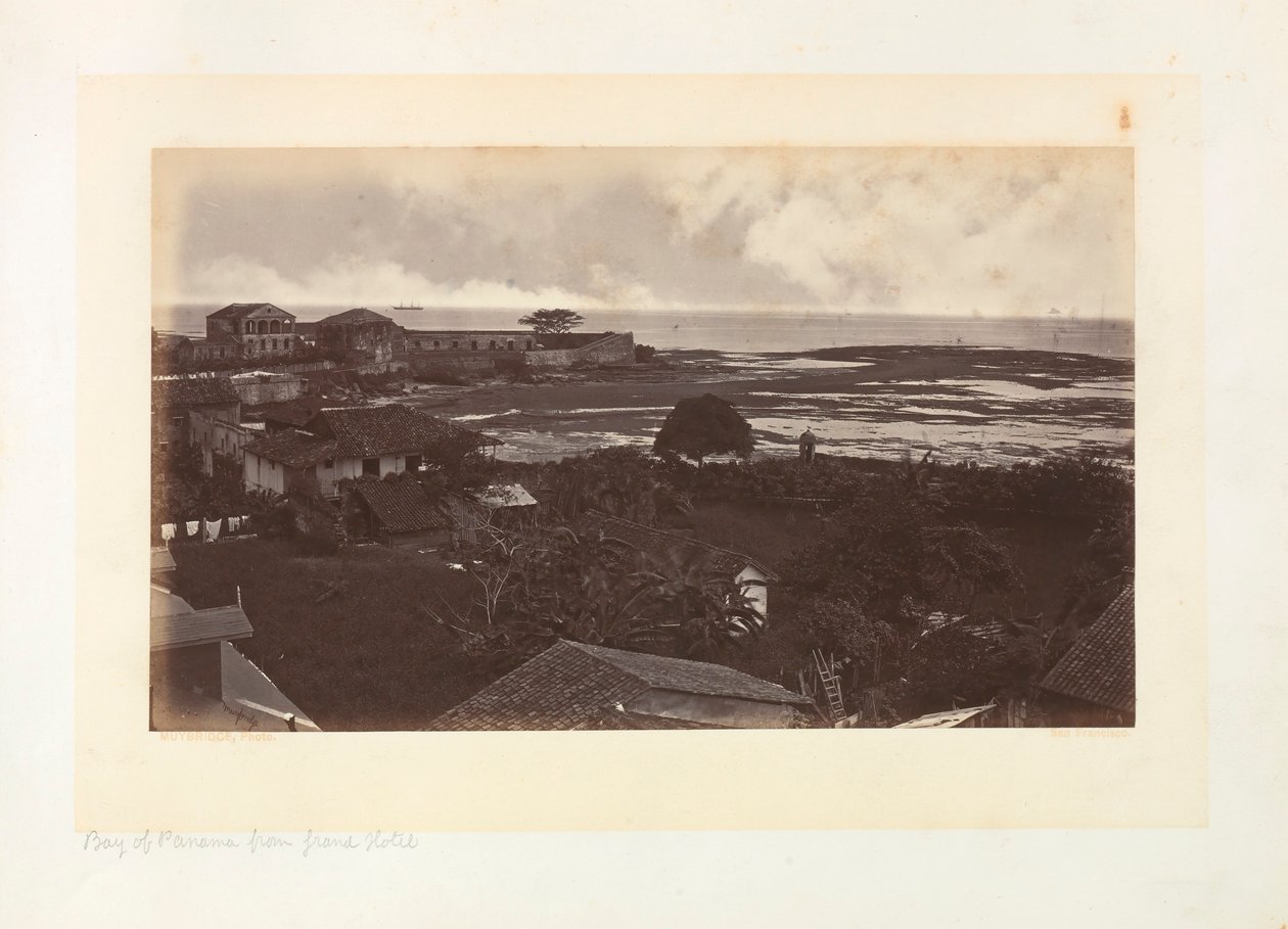 A panamai öböl a Grand Hotelből alkotó: Eadweard Muybridge