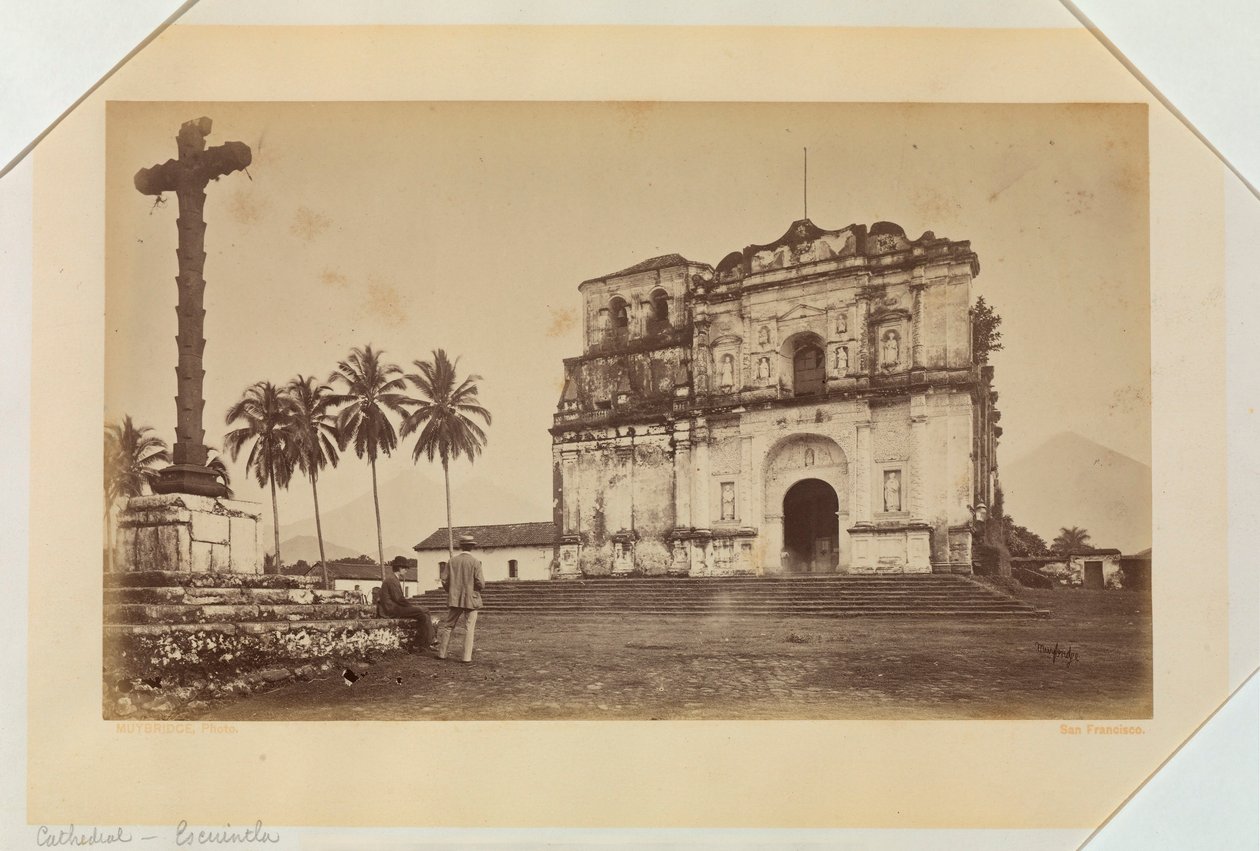 Székesegyház, Escuintla, Guatemala alkotó: Eadweard Muybridge
