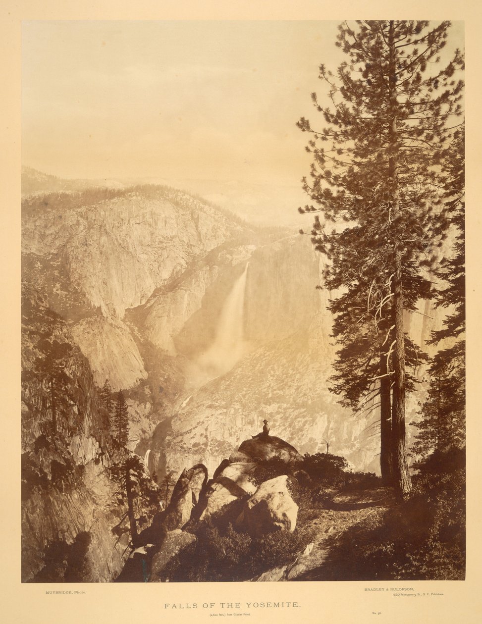 A Yosemite vízesései alkotó: Eadweard Muybridge