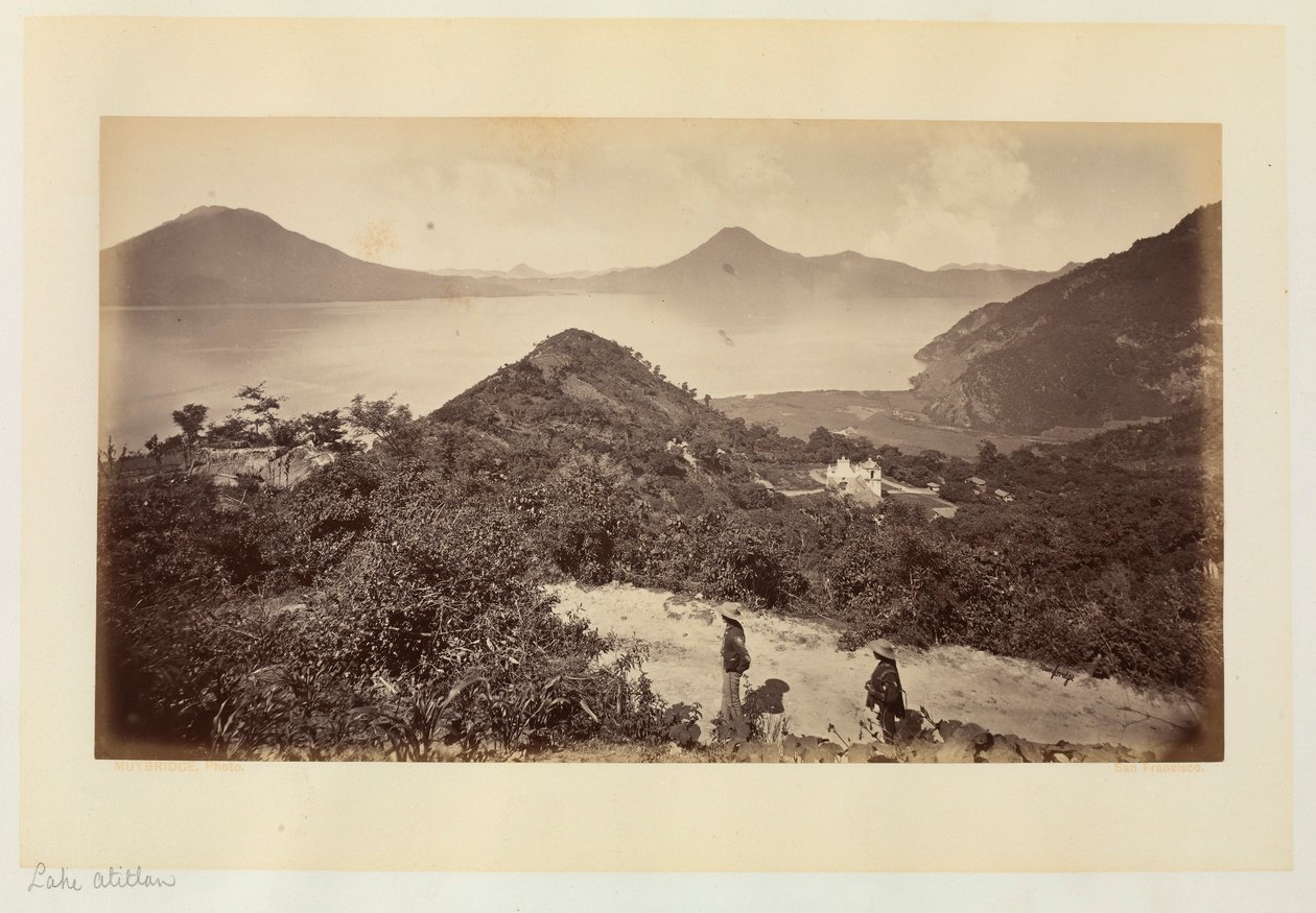 Amatitlán-tó, Guatemala alkotó: Eadweard Muybridge