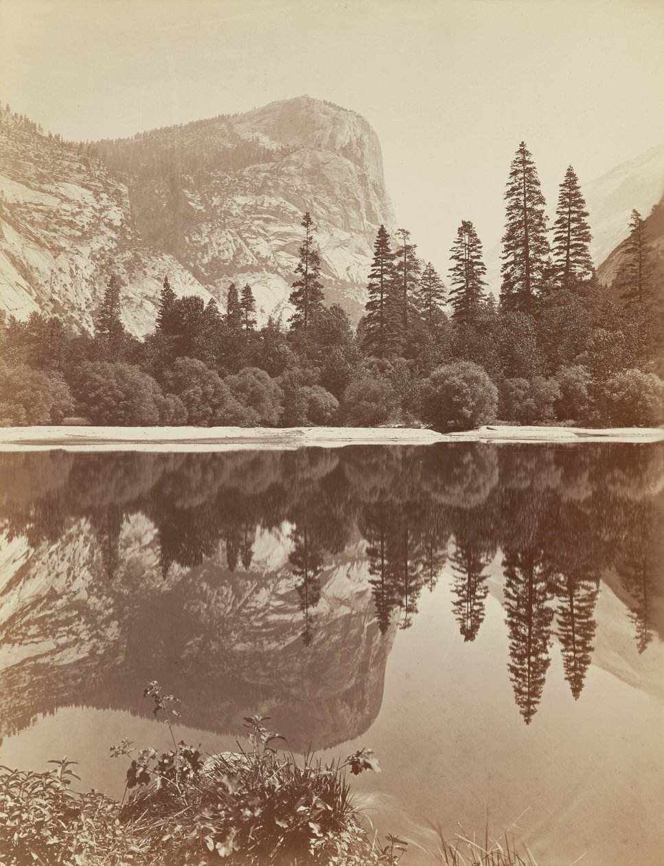 Tükör-tó, Yosemite-völgy,1872 (fotó) alkotó: Eadweard Muybridge