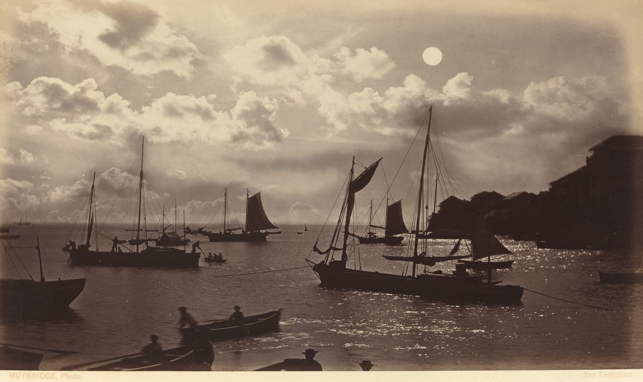 Moonlight Effect – Panamai öböl alkotó: Eadweard Muybridge
