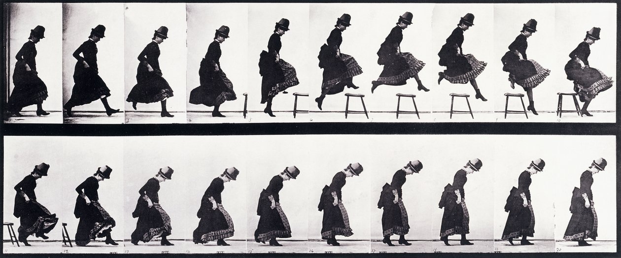 Motion Study, 1872-1885 körül alkotó: Eadweard Muybridge