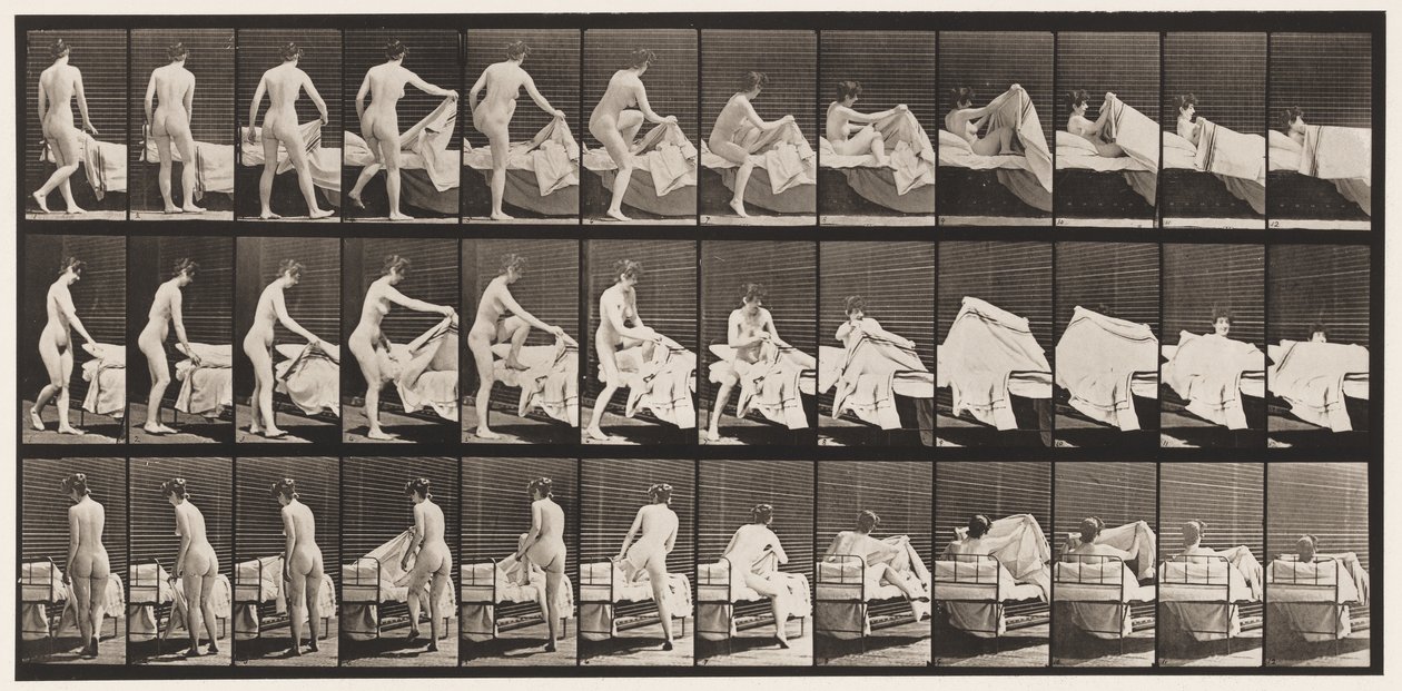 263. tábla. Befekvés alkotó: Eadweard Muybridge