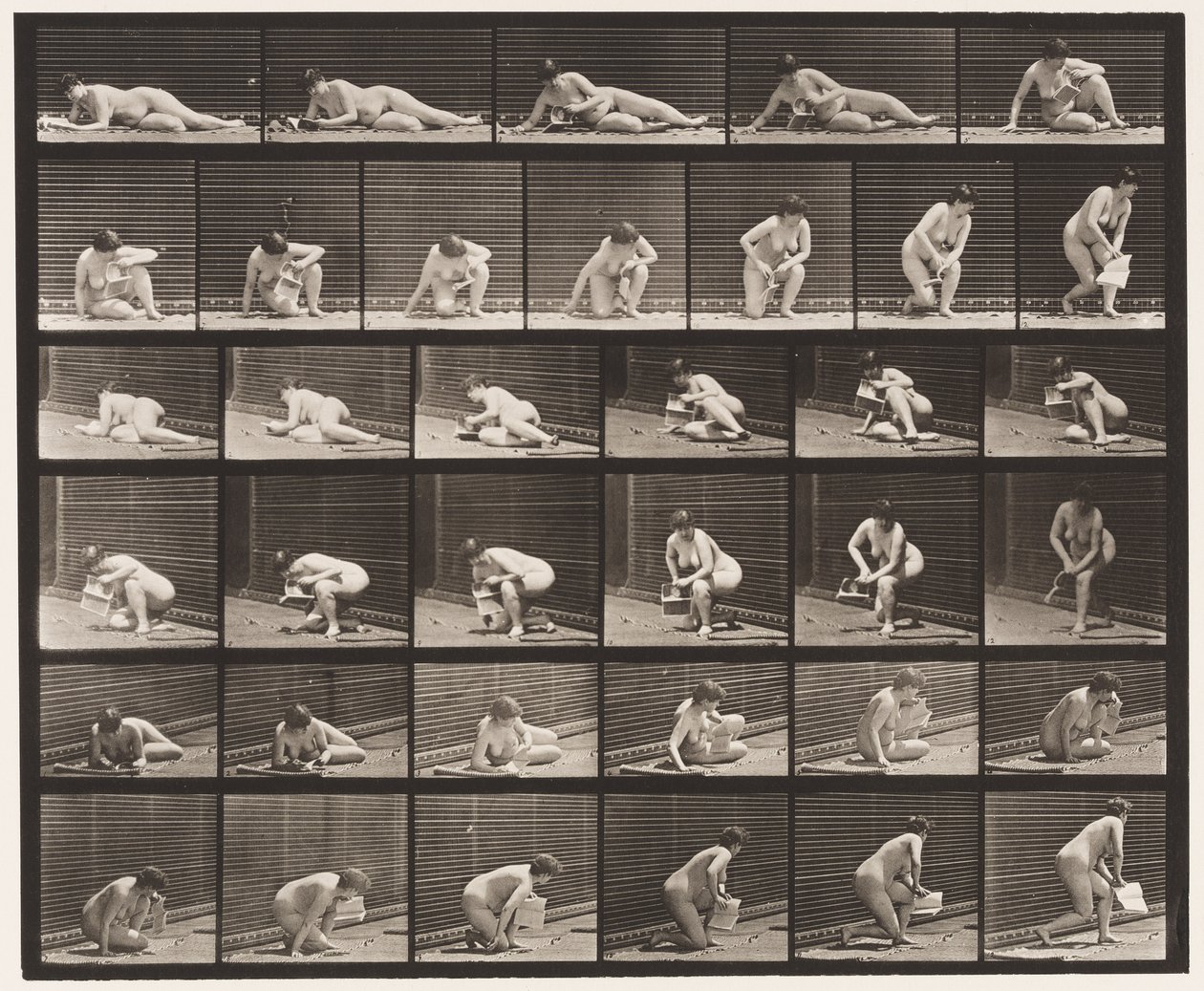 270. tábla. A földből ered, bal kezében röpirattal alkotó: Eadweard Muybridge