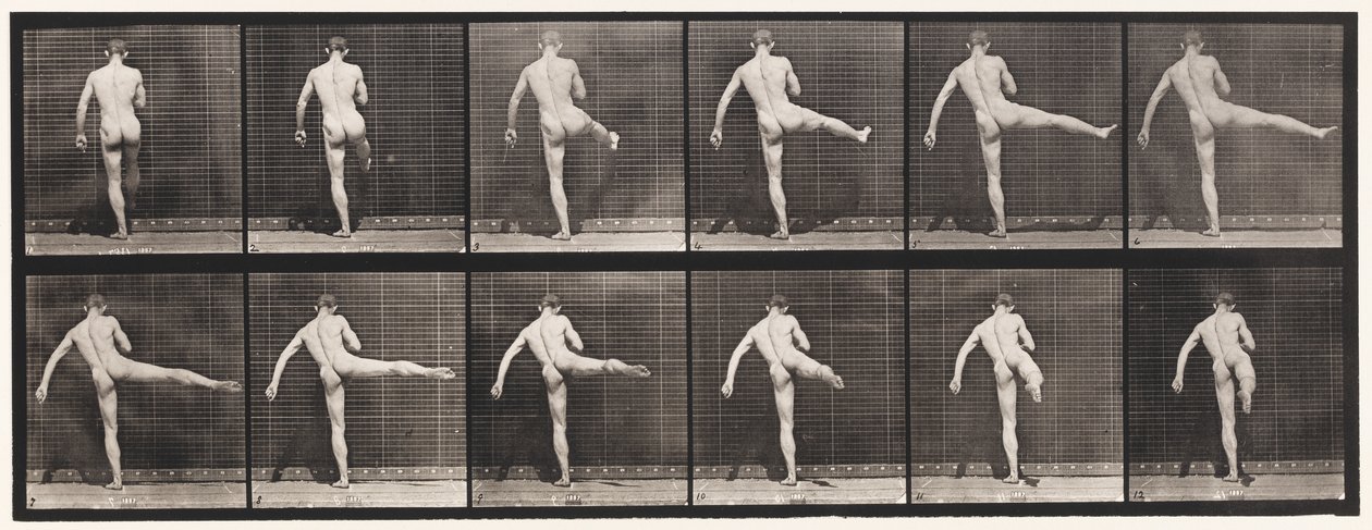 369. tábla. Első balett akció alkotó: Eadweard Muybridge