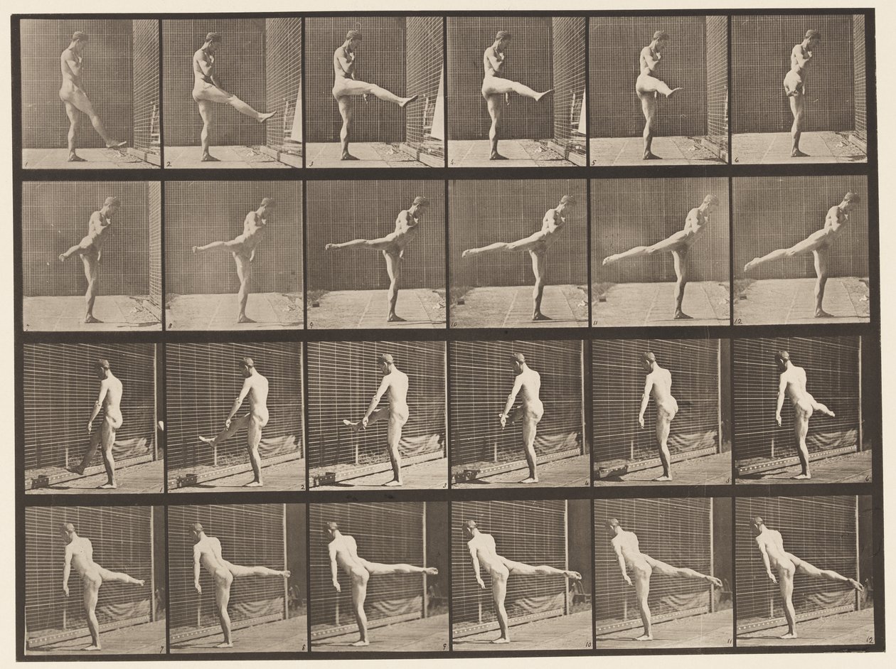 370. tábla. Első balett akció alkotó: Eadweard Muybridge