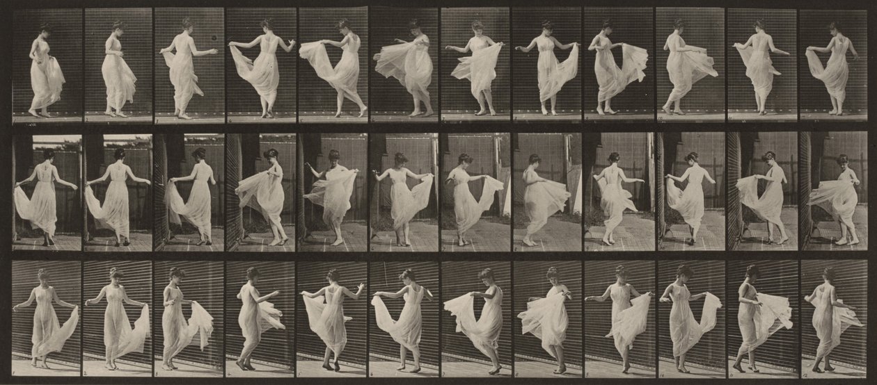 192. számú tábla. Tánc (elegáns) alkotó: Eadweard Muybridge
