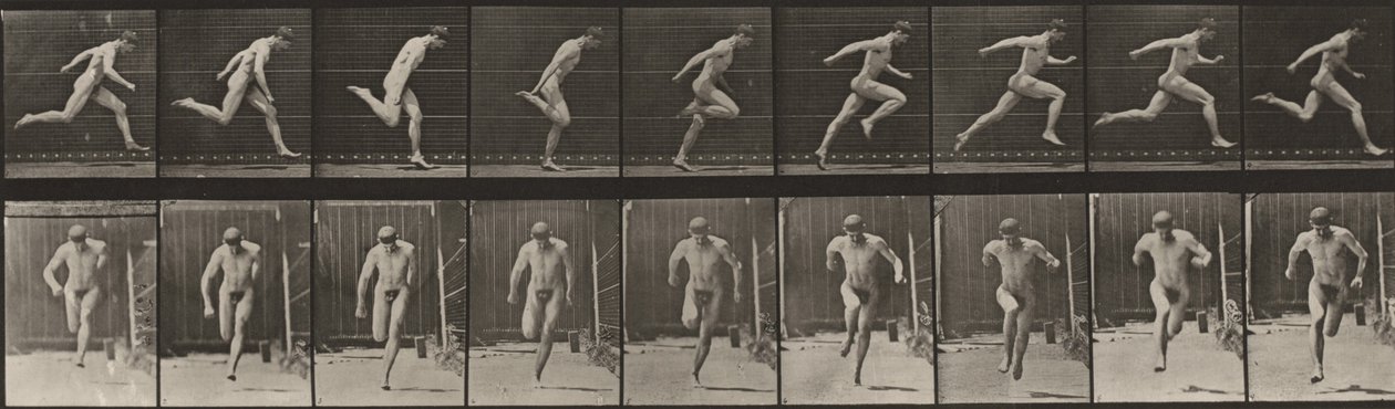68. számú tábla. Futás alkotó: Eadweard Muybridge