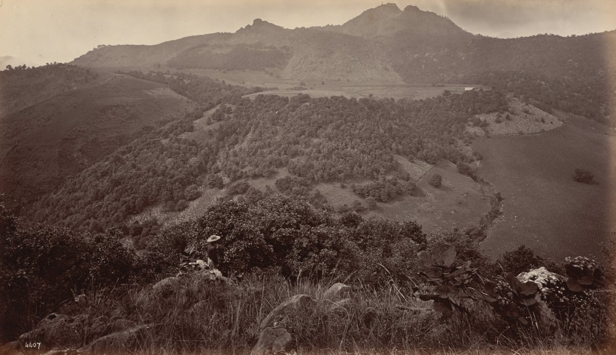 Santa María-vulkán, Quetzaltenango, Guatemala alkotó: Eadweard Muybridge