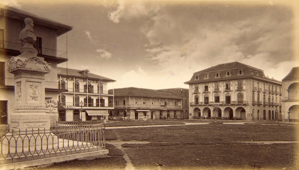 The Plaza, Panama alkotó: Eadweard Muybridge