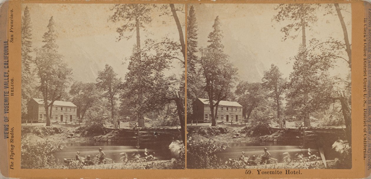 "Yosemite Hotel",1867 (fénykép) alkotó: Eadweard Muybridge