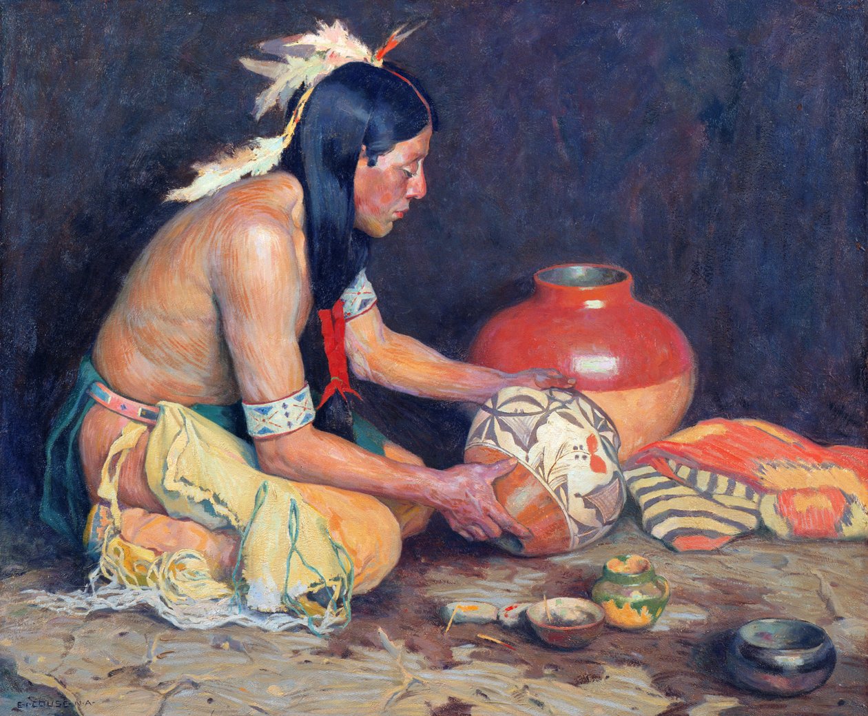 A Potter alkotó: Eanger Irving Couse