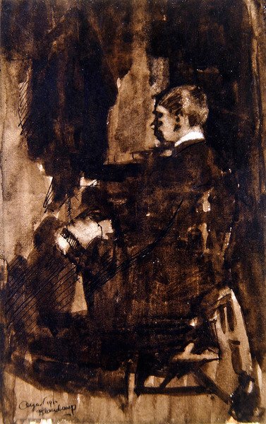 Ülő ember alkotó: Earl Beauchamp