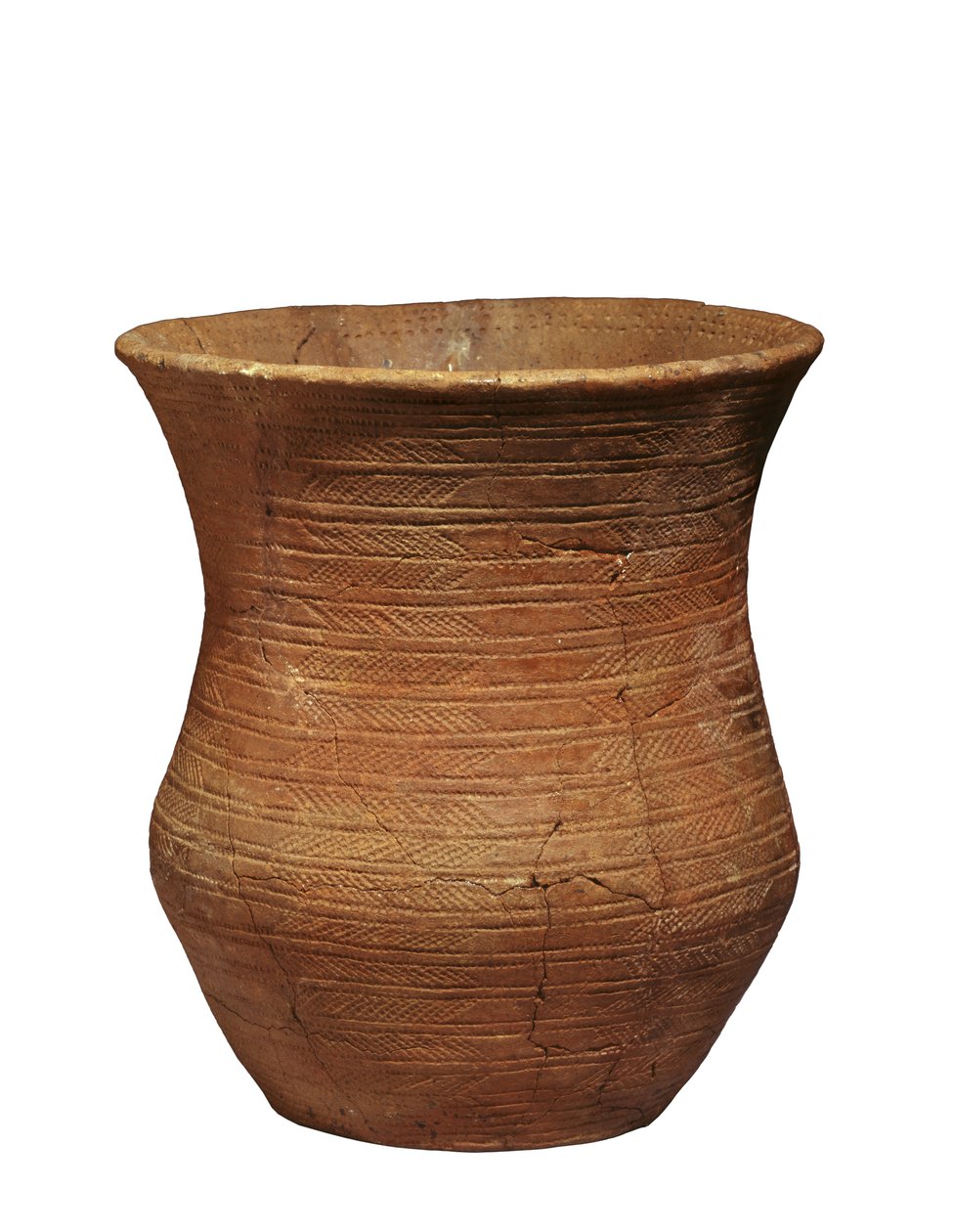 Harangpohár egy sírból Radleyben, Barrow Hillsben, ie 2500-2150 körül (agyag) (lásd még: 3073366) alkotó: Early Bronze Age