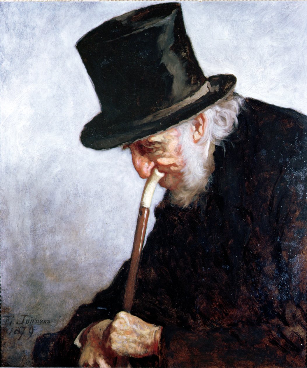 Nyugdíjas tengerészkapitány Massachusettsből, 1879 alkotó: Eastman Johnson