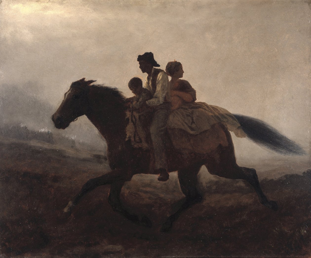 Lovaglás a szabadságért - A szökevény rabszolgák alkotó: Eastman Johnson
