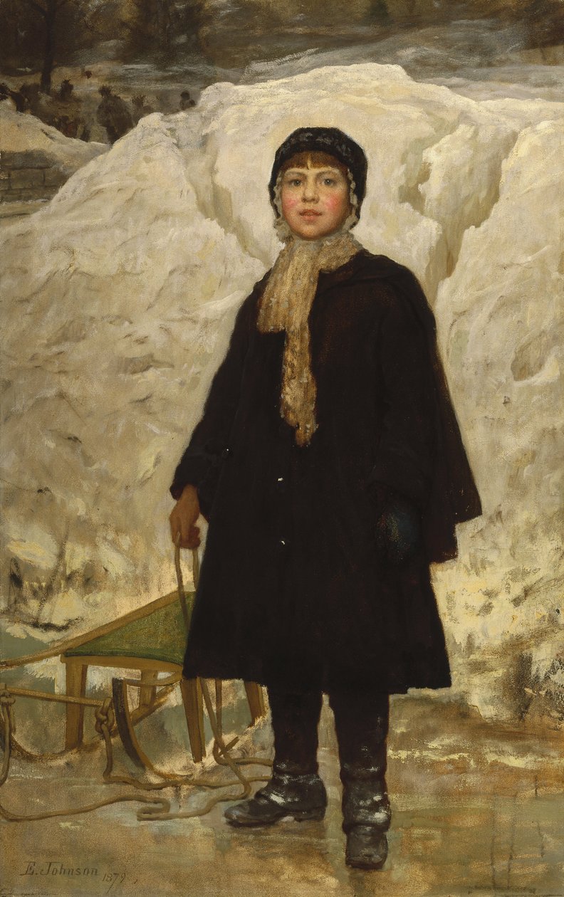 Egy gyermek portréja alkotó: Eastman Johnson