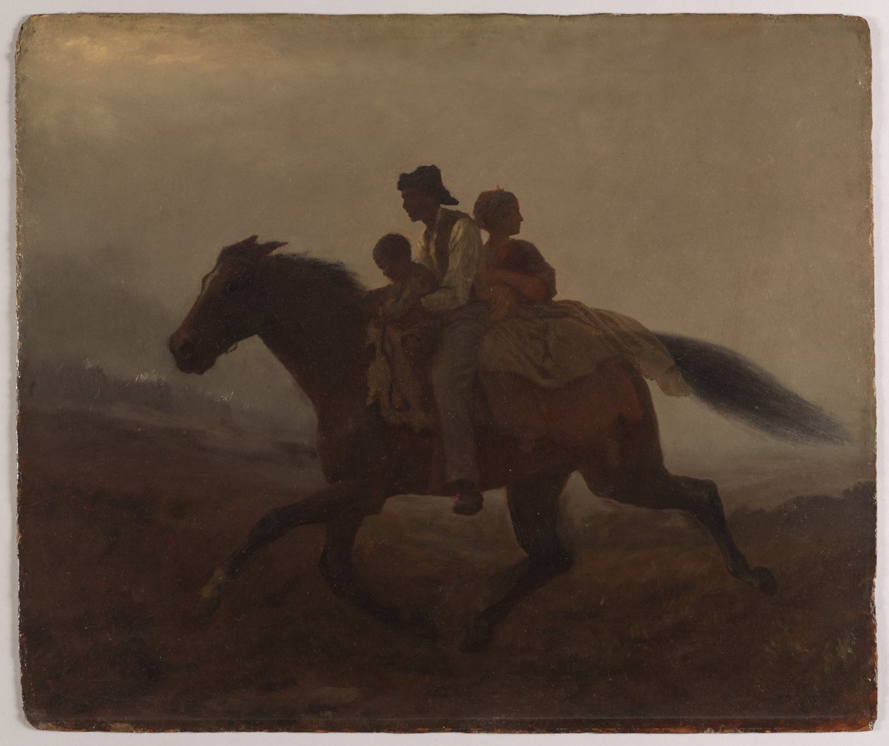 A Ride for Liberty (olaj a fedélzeten) alkotó: Eastman Johnson