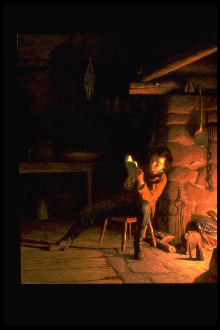 Lincoln gyermekkora alkotó: Eastman Johnson