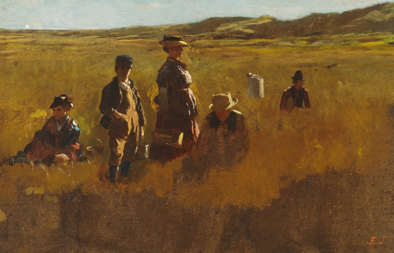 In the Fields, 1878-80 körül alkotó: Eastman Johnson