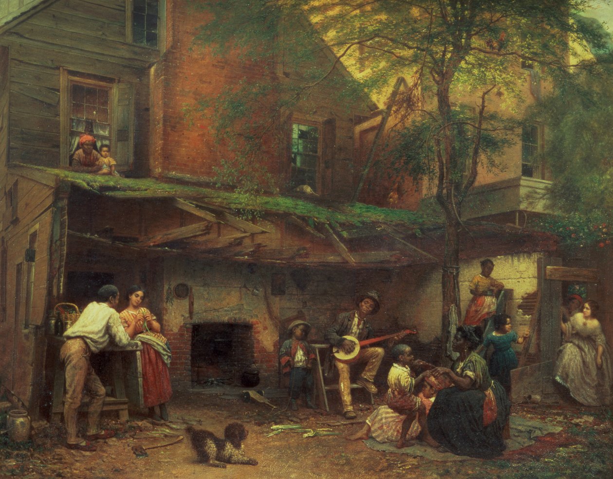 Old Kentucky Home Life in the South, 1859 alkotó: Eastman Johnson
