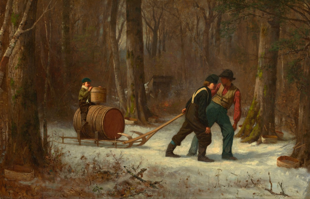 Úton a táborba alkotó: Eastman Johnson