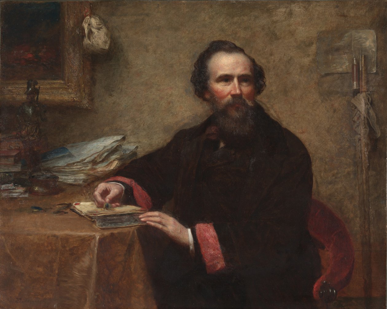 Genio C. Scott portréja alkotó: Eastman Johnson