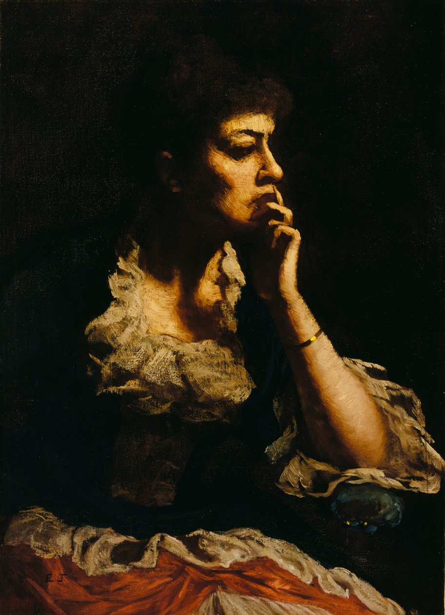 Mrs. Eastman Johnson portréja, kb. 1888. alkotó: Eastman Johnson