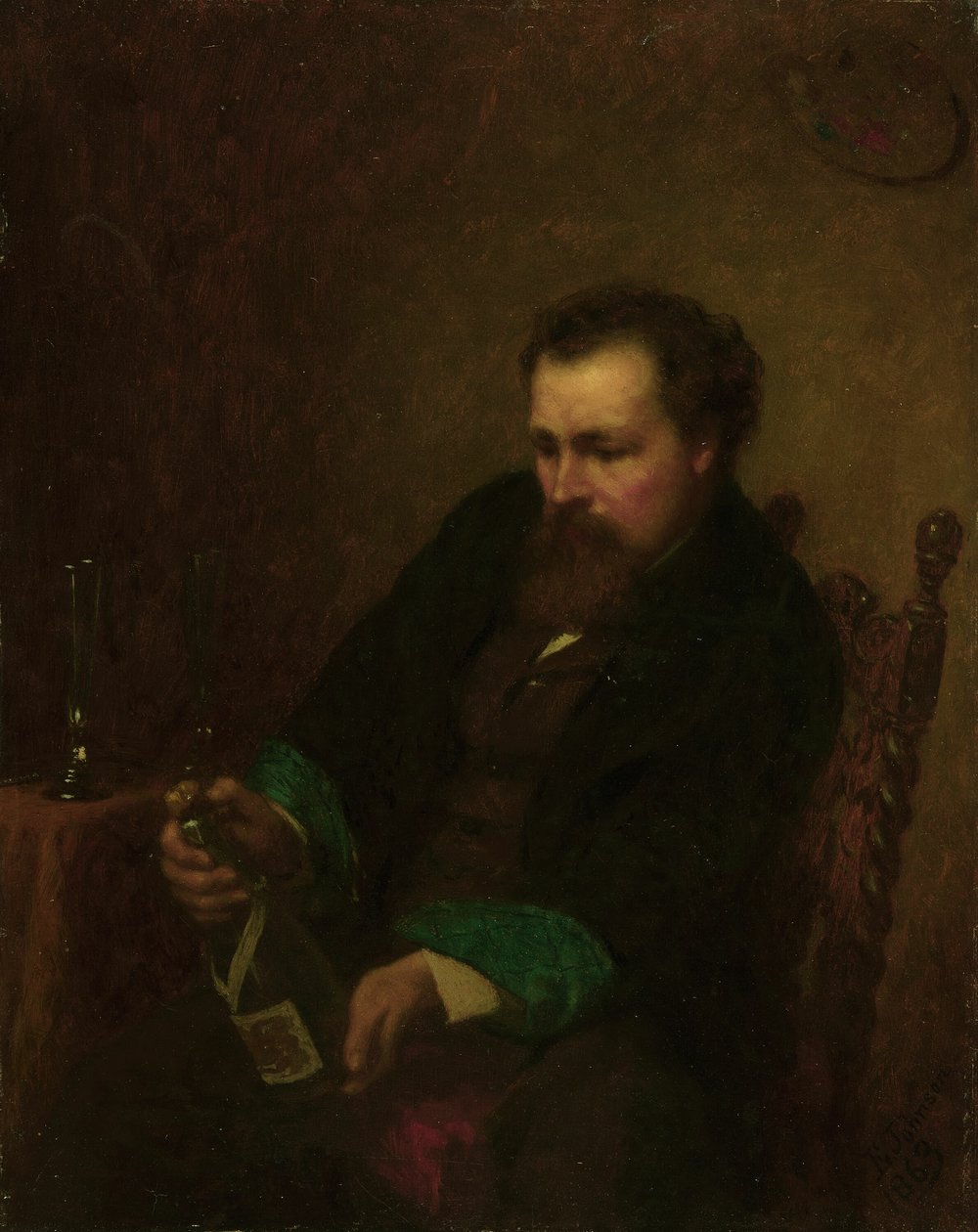 Önarckép, 1863. alkotó: Eastman Johnson