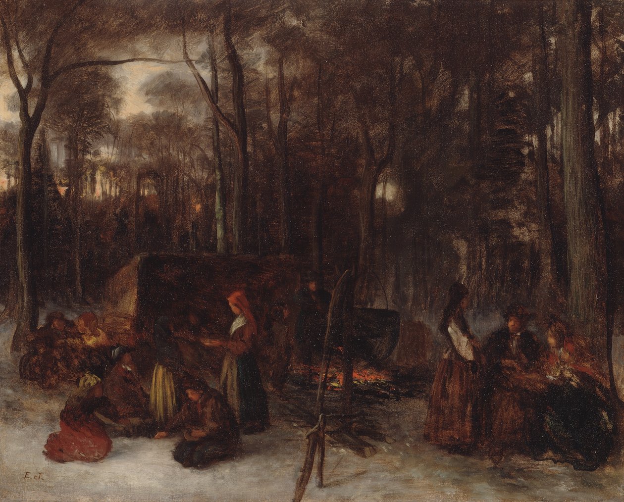 A cukor kóstolása alkotó: Eastman Johnson