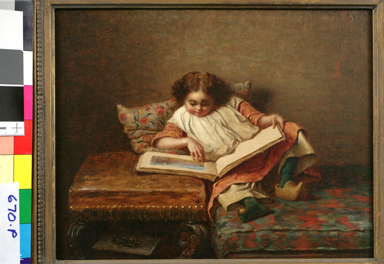 A Művészet Szeretője alkotó: Eastman Johnson