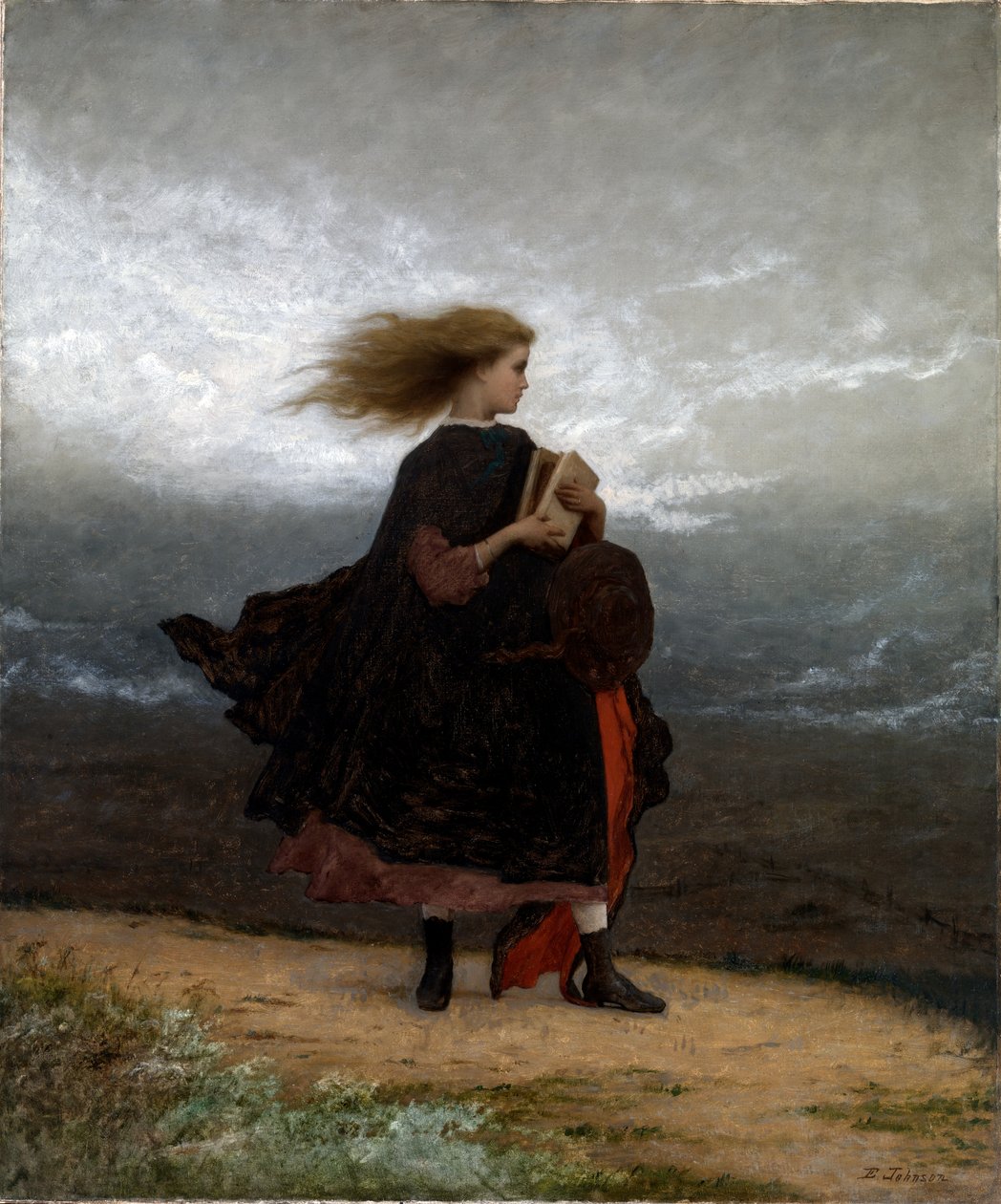 A lány, akit magam mögött hagytam alkotó: Eastman Johnson