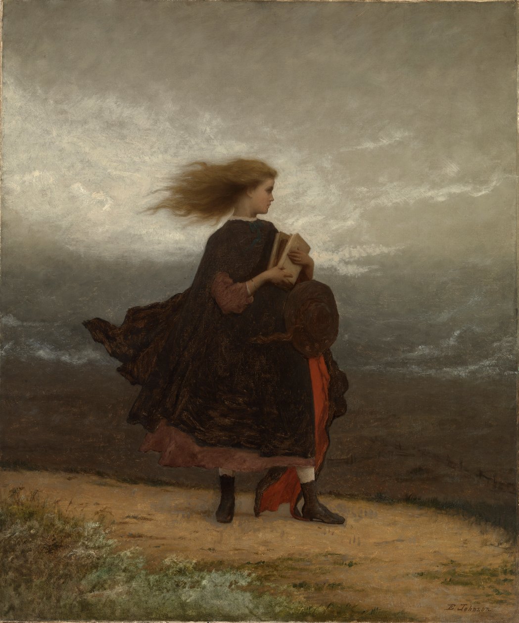 A lány, akit magam mögött hagytam, kb. 1872. alkotó: Eastman Johnson