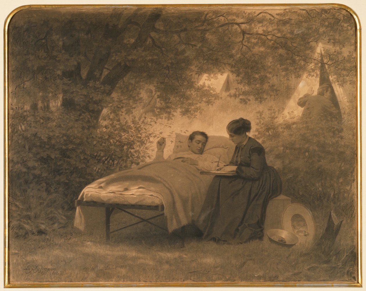 A levél haza alkotó: Eastman Johnson
