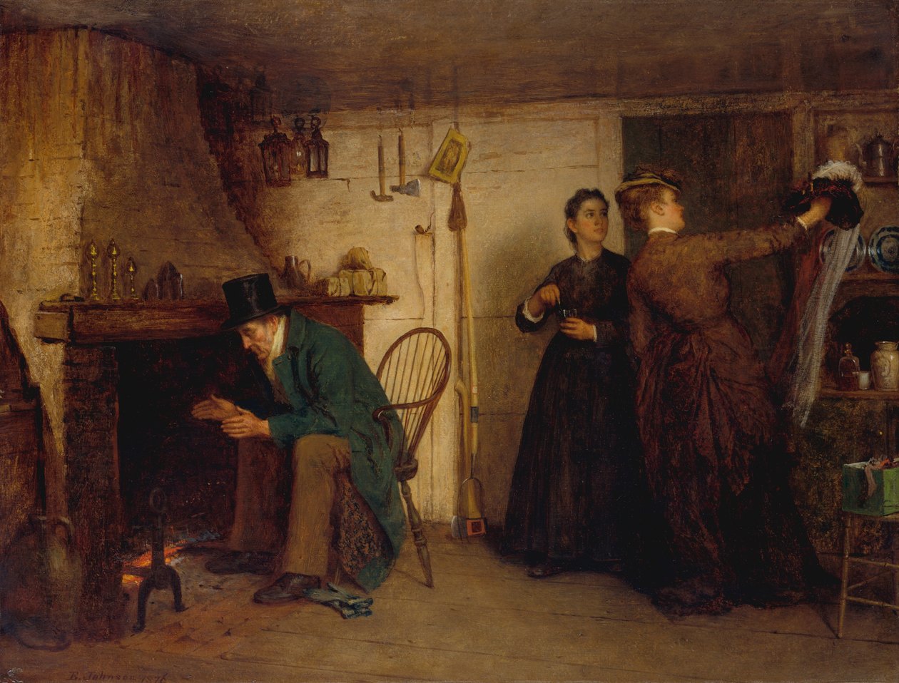 Az új motorháztető, 1876. alkotó: Eastman Johnson