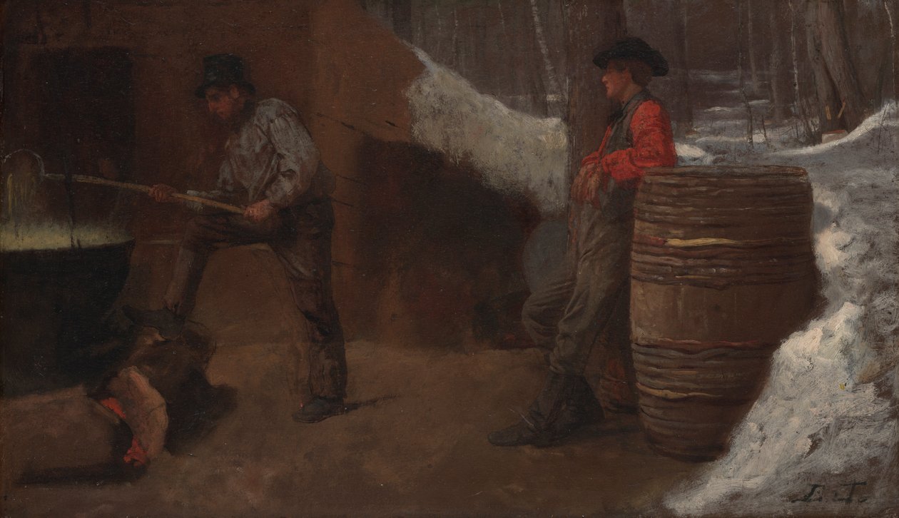 The Sugar Camp (más néven Making Maple Sugar vagy Susan Ray alkotó: Eastman Johnson